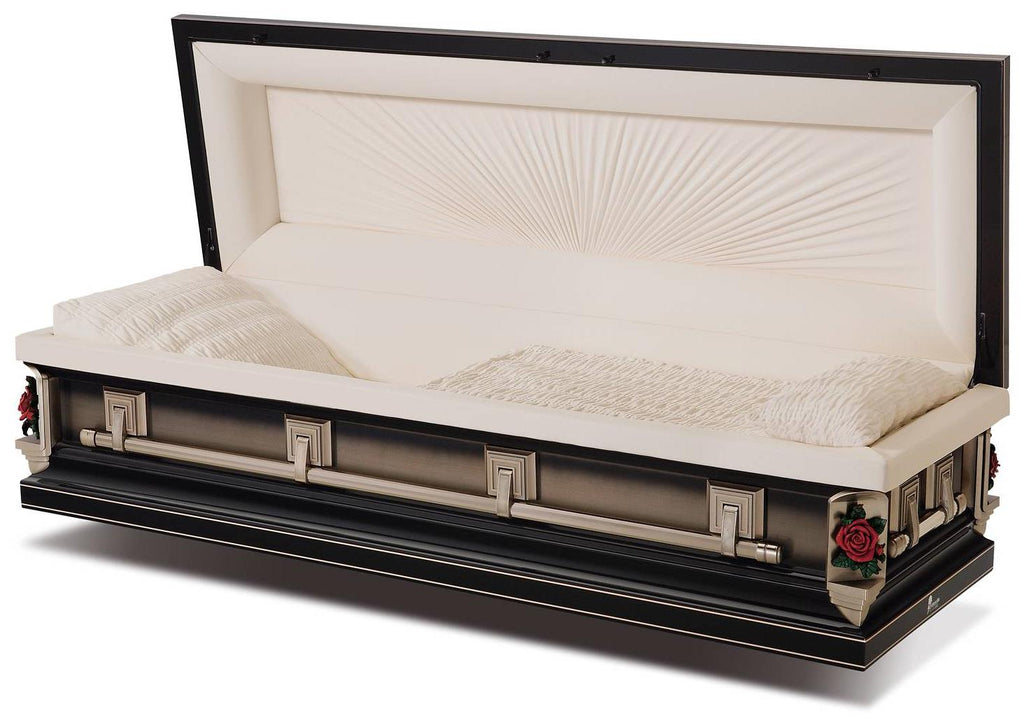 Batesville Golden Midnight Full Couch Steel Casket – Solace Caskets