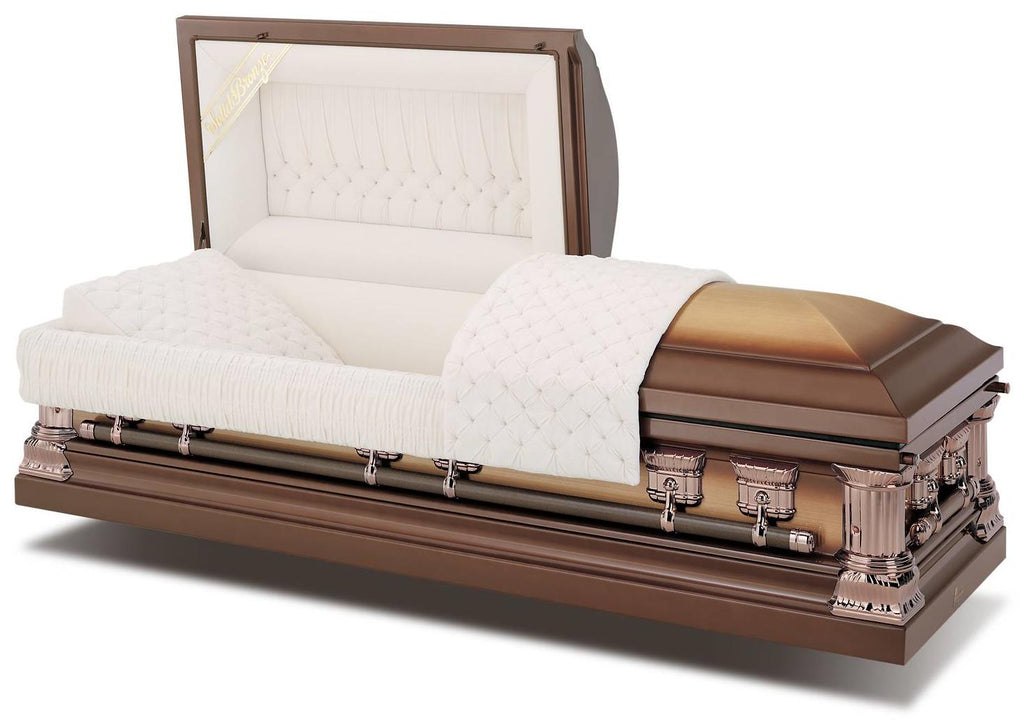 Batesville Aegean Solid Bronze Half Couch Casket – Solace Caskets