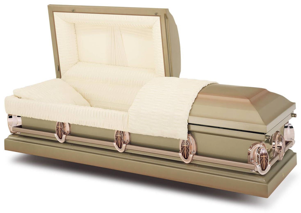 Batesville Lumina Half Couch Steel Casket – Solace Caskets
