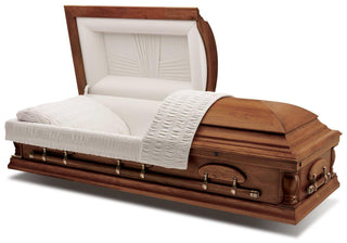 Batesville Woodhaven Pecan 28" Half Couch Casket