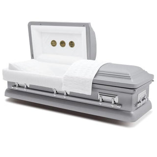 Batesville Platinum Half Couch Casket