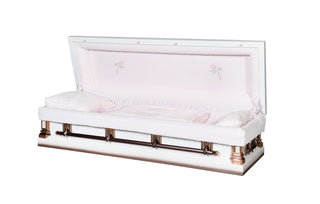 Solace Titan Promise Rose Full Couch Casket
