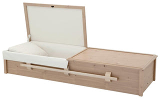 Batesville Shake Pine Half Couch Casket