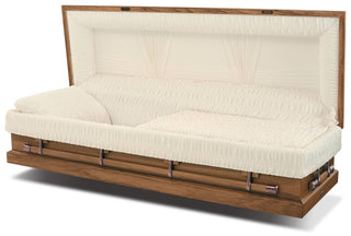 Titan Libra Light Brown Full Couch Casket