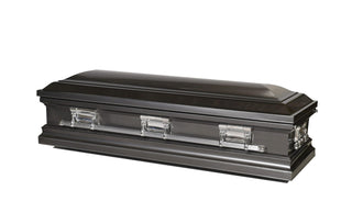 Solace Titan Belmont stainless steel full couch casket
