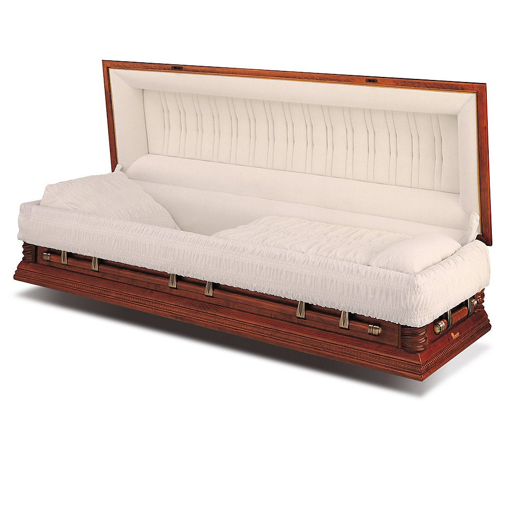 Batesville Embassy Solid Cherry Full Couch Casket – Solace Caskets