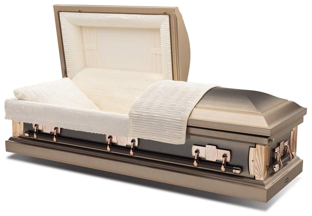 Batesville Argo Sand Half Couch Steel Casket – Solace Caskets