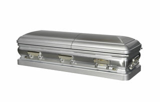 india star half couch casket closed