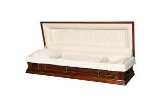 Solace Titan Washington Cherry Full Couch Casket