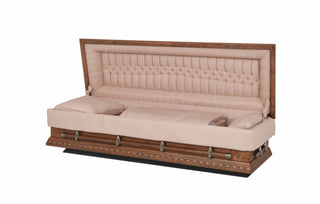 dakota poplar full couch casket