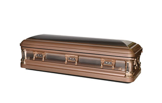 Silver Rose Full Couch Casket