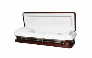 presidential classic ruby full couch casket