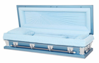 Solace Titan Majestic Blue 27" Plus Size Full Couch casket