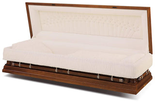 Batesville Woodbridge Pecan Full Couch Casket
