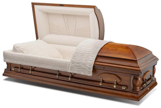 Batesville Woodbridge Pecan Half Couch Casket