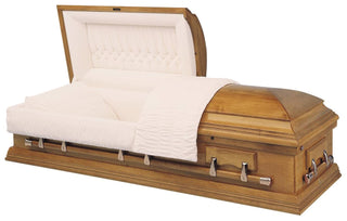 Batesville Lexington Maple Half Couch Casket