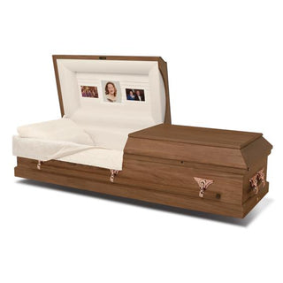 Batesville Delray Pecan Half Couch Casket