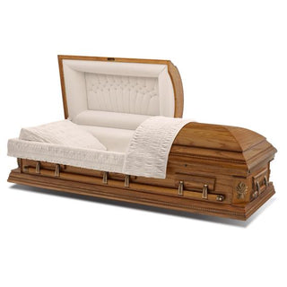 Batesville Barkley Oak Half Couch Casket