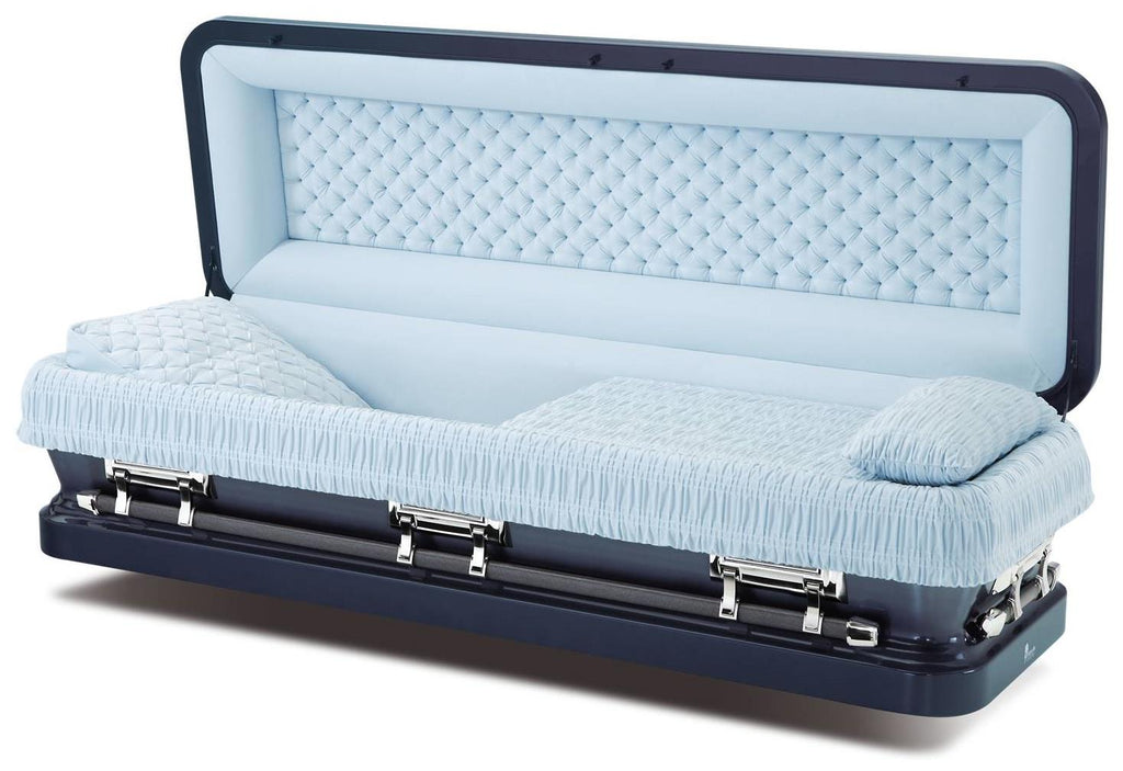 Batesville Sapphire Full Couch Steel Casket – Solace Caskets