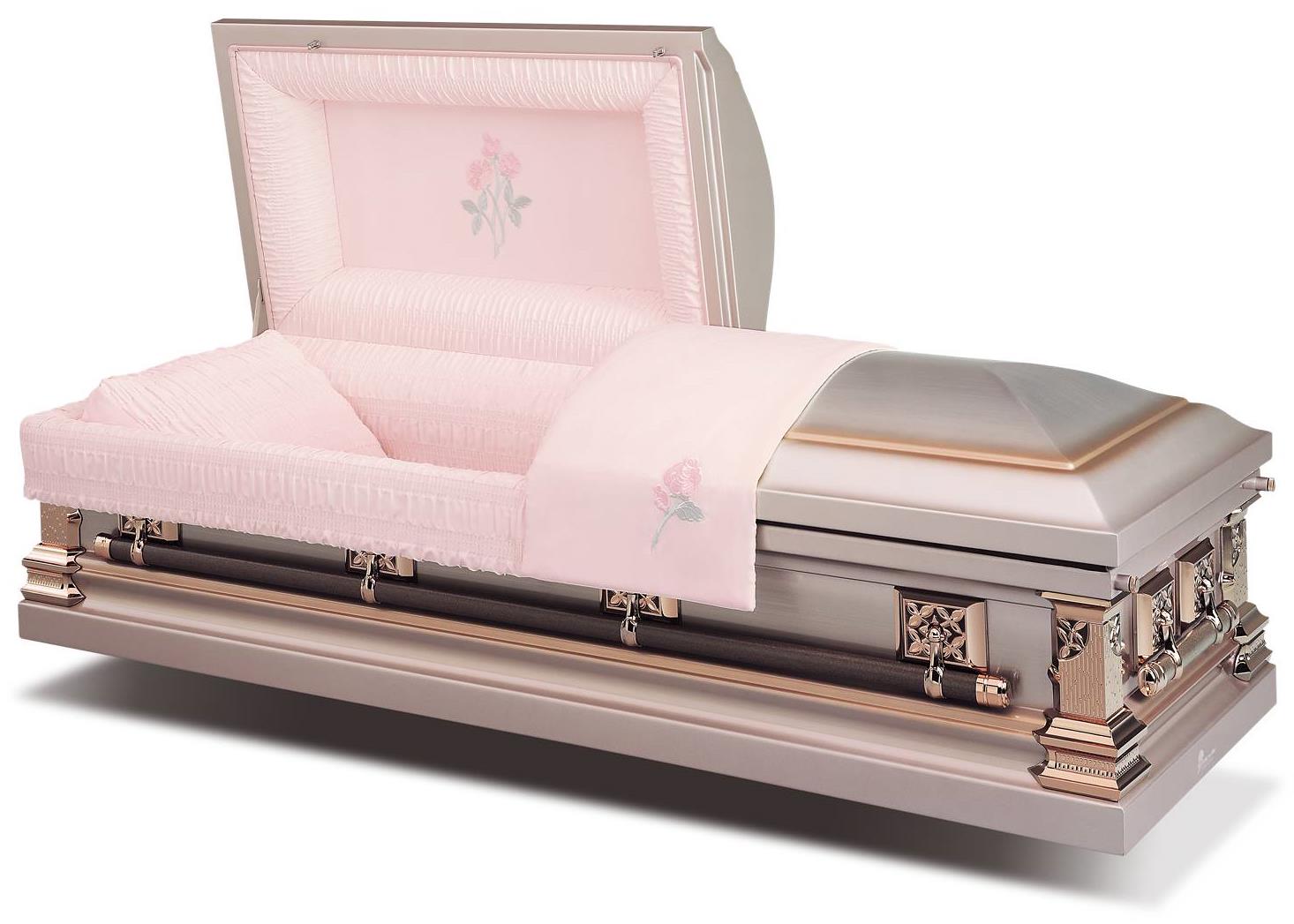 Ataúd de medio sofá Batesville Amethyst – Solace Caskets