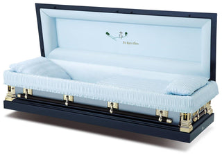 Batesville Ocean Blue Full Couch Casket