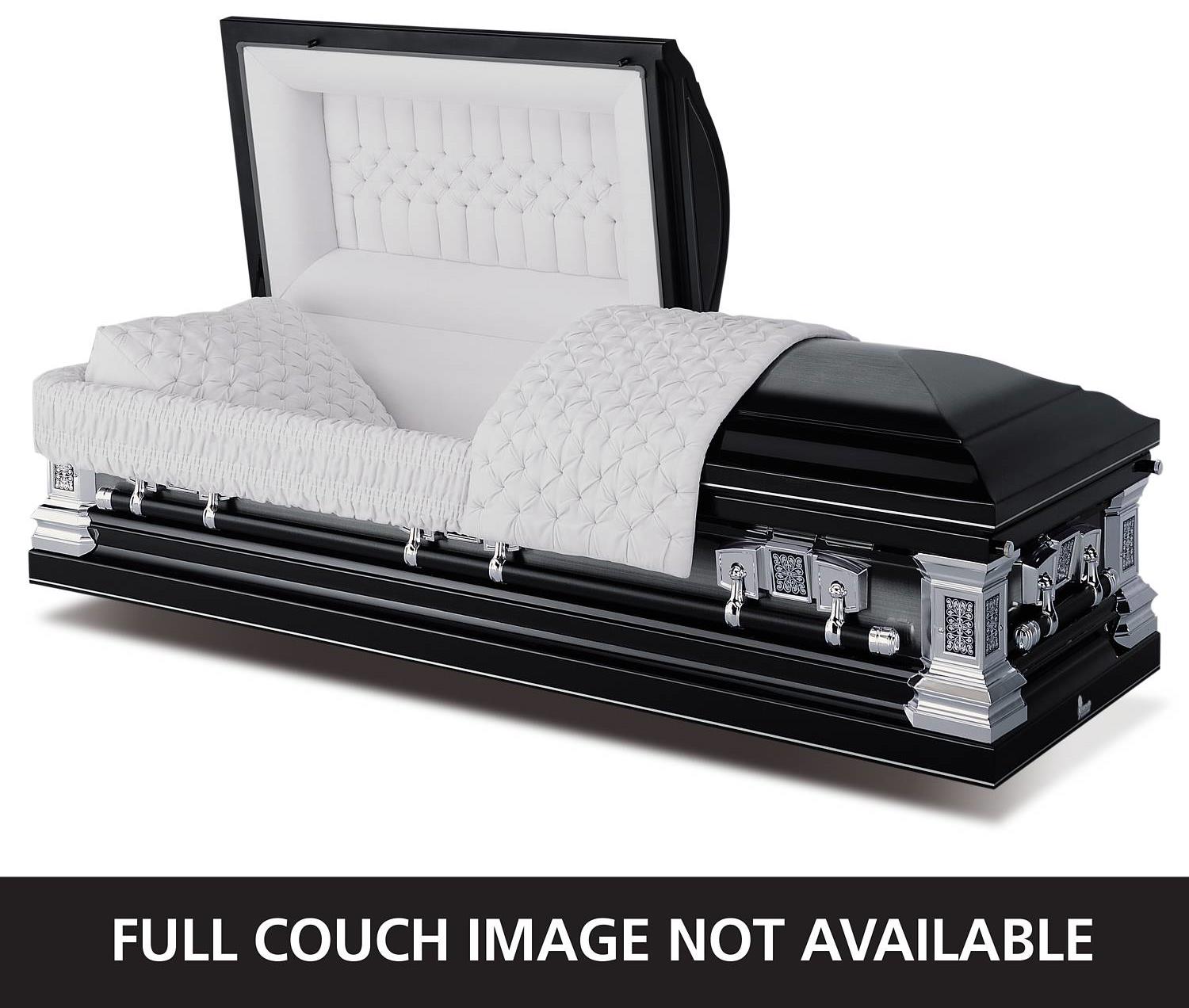Ataúd Batesville Onyx de acero inoxidable para sofá completo – Solace ...