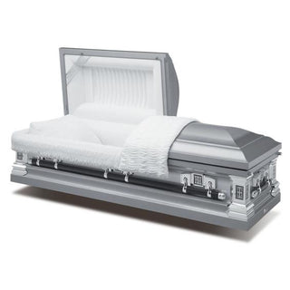Batesville Silver Platinum Half Couch Casket