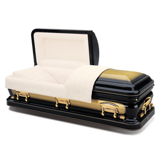 Batesville Classic Gold, 48 onzas, ataúd de bronce de media cama