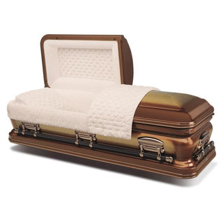 Batesville Venetian 32 Oz. Solid Bronze Half Couch Casket