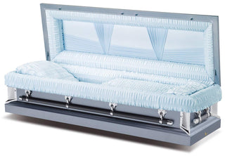Batesville Churchill Blue Full Couch Casket