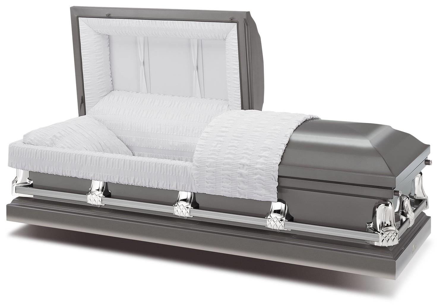 Ataúd Batesville Galaxy Silver Half Couch – Solace Caskets