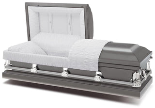 Batesville Galaxy Silver Half Couch Casket