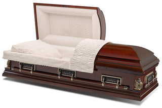 Batesville Pieta Maple Half Couch Casket