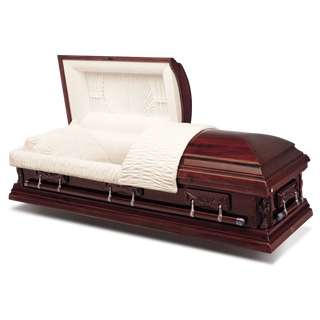 Batesville Eloquence Solid Mahogany Half Couch Casket