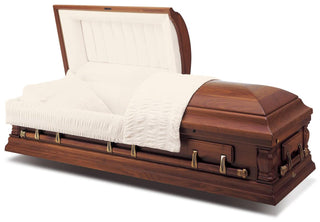 Batesville Chancellor Walnut Half Couch Casket