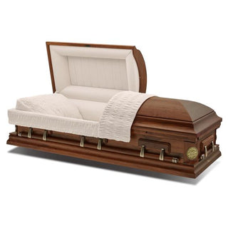 Batesville Chancellor Walnut Half Couch Casket