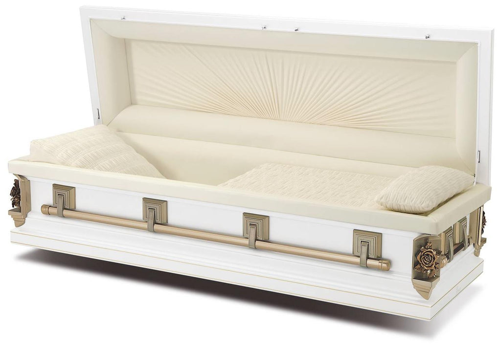 Batesville Golden Pearl Full Couch Steel Casket – Solace Caskets
