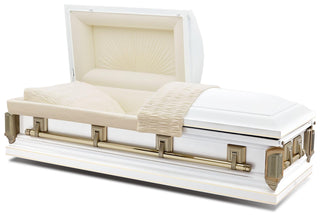 Batesville Golden Pearl Half Couch Casket
