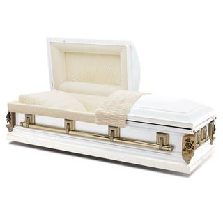 Batesville Golden Pearl Half Couch Casket