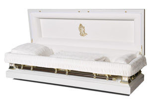 Solace Titan gethsemane full couch casket with Embroidery