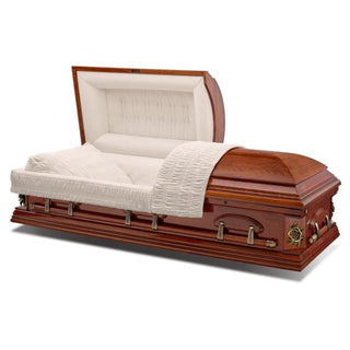 Batesville Pearson Cherry Half Couch Casket