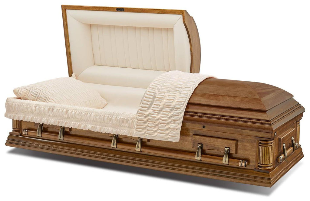 Batesville Trenton Veneer Half Couch Casket – Solace Caskets