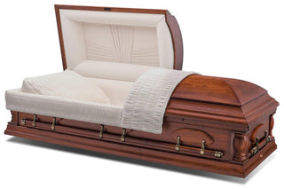 Batesville Woodhaven Pecan Half Couch Casket