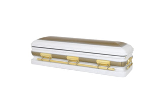 classic purity full couch casket