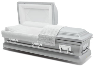 Batesville Platinum Half Couch Casket