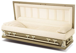 Ataúd Batesville Sand de 28" para sofá completo – Solace Caskets
