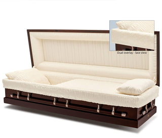 Batesville Chestnut Full Couch Casket