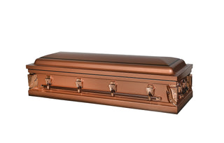Monarch Colonial Bronze Full Couch Steel Casket