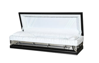 Essex Ebony Full Couch Steel Casket