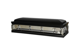 Essex Ebony Full Couch Steel Casket